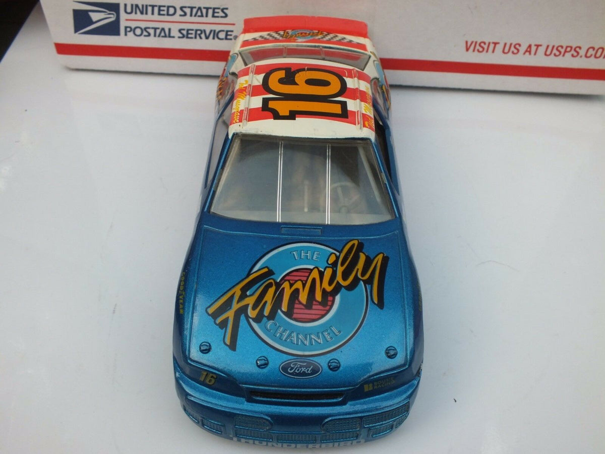 Ted Musgrave #16 1995 1:24 The Family Channel NASCAR Ford Thunderbird Race  Car