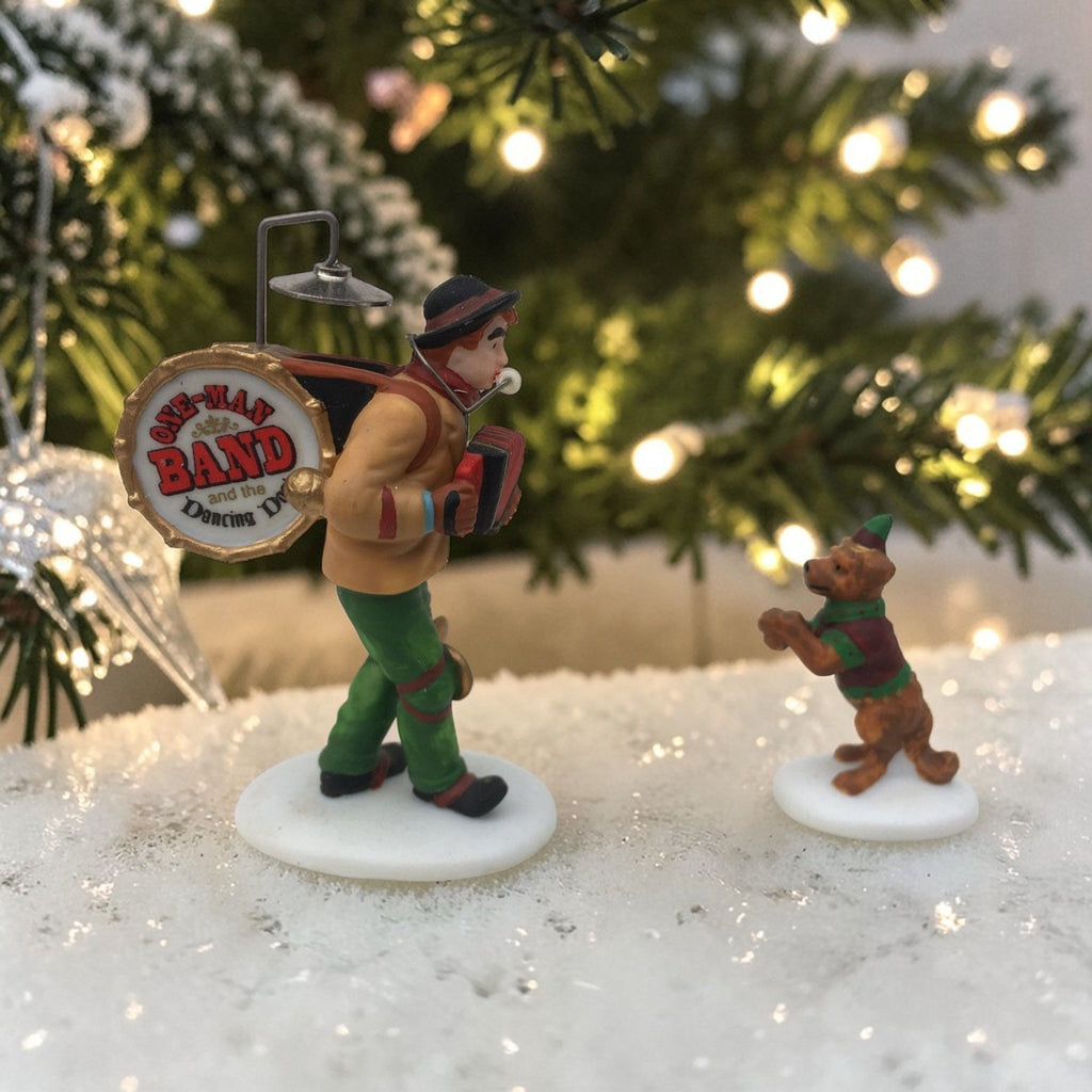 Dept 56 One-Man Band and Dancing Dog Christmas in the City